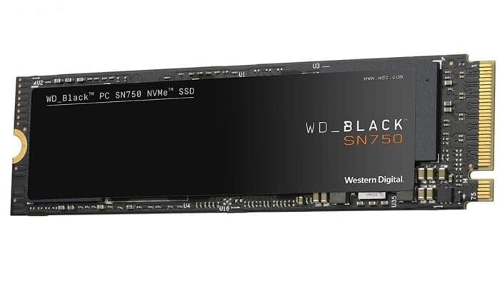 حافظه SSD وسترن دیجیتال مدل BLACK SN750 NVME ظرفیت 1 ترابایت