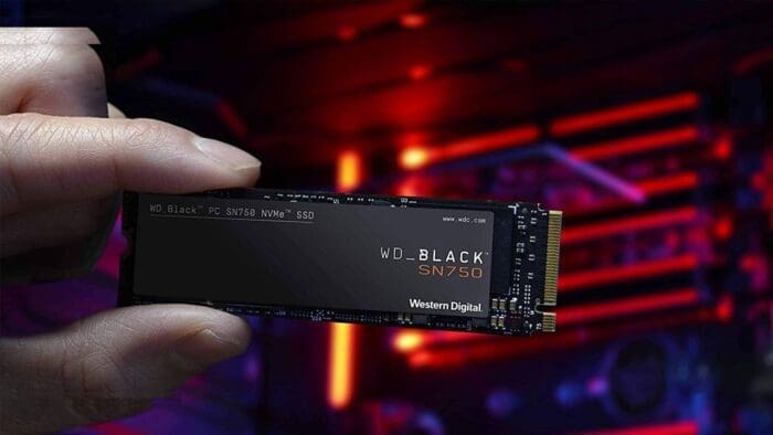 حافظه SSD وسترن دیجیتال مدل BLACK SN750 NVME ظرفیت 1 ترابایت