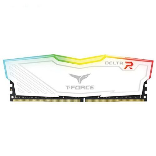 رم دسکتاپ DDR4 دو کاناله 3000 مگاهرتز CL15 تیم گروپ مدل T-Force Delta RGB ظرفیت 16 گیگابایت