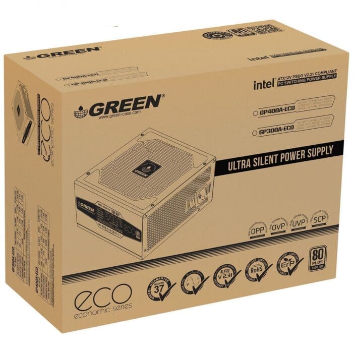 منبع تعذیه کامپیوتر مدل GP400A-ECO