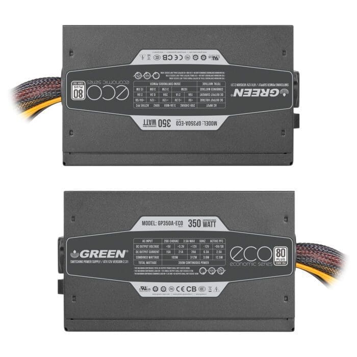 منبع تغذیه گرین مدل GP350A-ECO Rev3.1