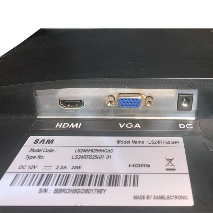 مانیتور سام الکترونیک مدل LS24RF625 سایز 24 اینچ
