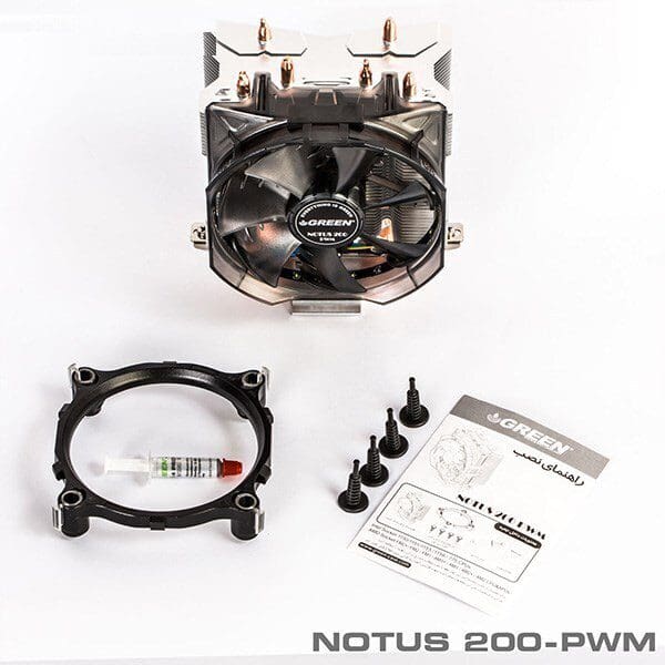 سیستم خنک کننده بادی گرین مدل NOTOUS 200-PWM
