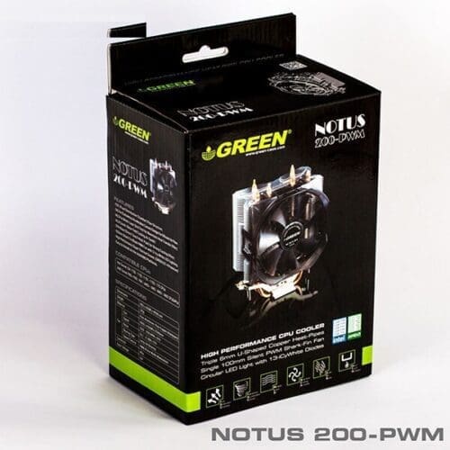 سیستم خنک کننده بادی گرین مدل NOTOUS 200-PWM