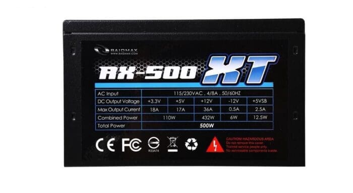 منبع تغذیه ریدمکس مدل RX-500XT