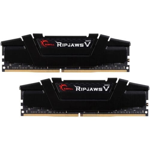 رم دسکتاپ DDR4 دو کاناله 3200 مگاهرتز CL16 جی اسکیل سری Ripjaws V ظرفیت 32 گیگابایت