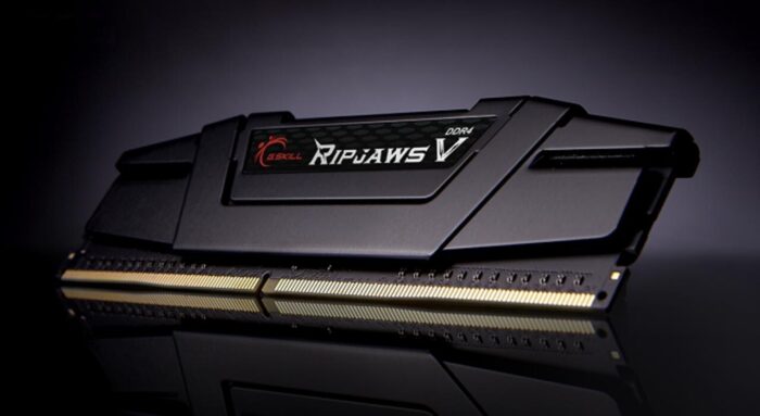 رم دسکتاپ DDR4 دو کاناله 3200 مگاهرتز CL16 جی اسکیل سری Ripjaws V ظرفیت 32 گیگابایت