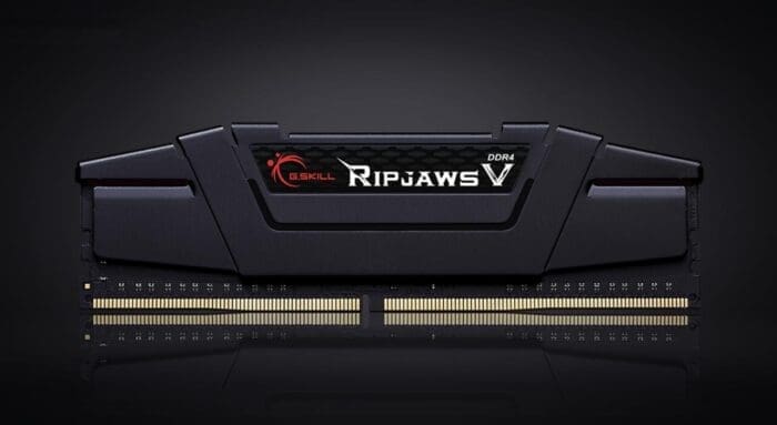 رم دسکتاپ DDR4 دو کاناله 3200 مگاهرتز CL16 جی اسکیل سری Ripjaws V ظرفیت 32 گیگابایت