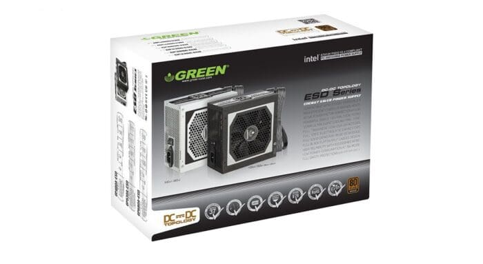 منبع تغذیه کامپیوتر گرین مدل GP530A-ESD