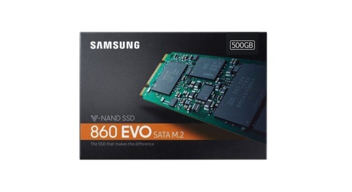 اس اس دی اینترنال سامسونگ مدل Evo 860 m.2 ظرفیت 500 گیگابایت