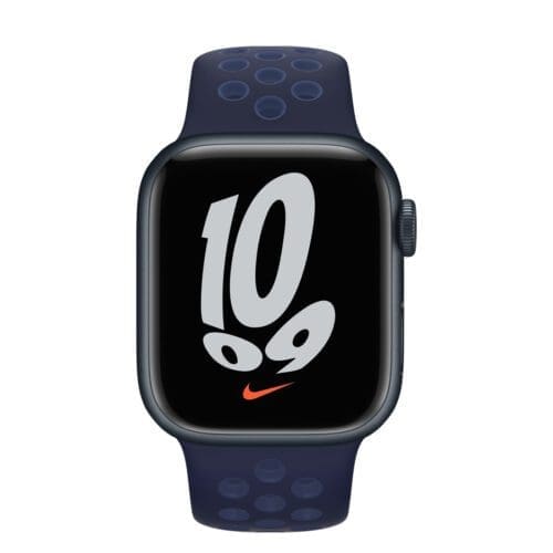 ساعت هوشمند اپل واچ سری 7 مدل  41mm Aluminum Case with Nike Sport Band