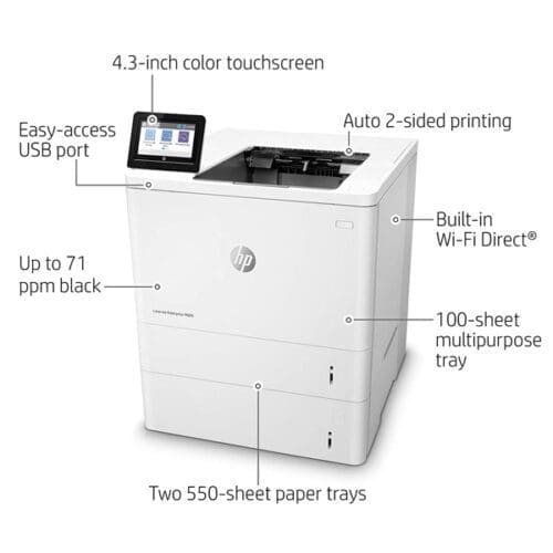 پرینتر لیزری اچ‌پی مدل HP LaserJet Enterprise M609x