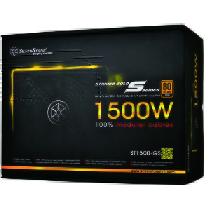 منبع تغذیه کامپیوتر سیلوراستون مدل SST-ST1500-GS