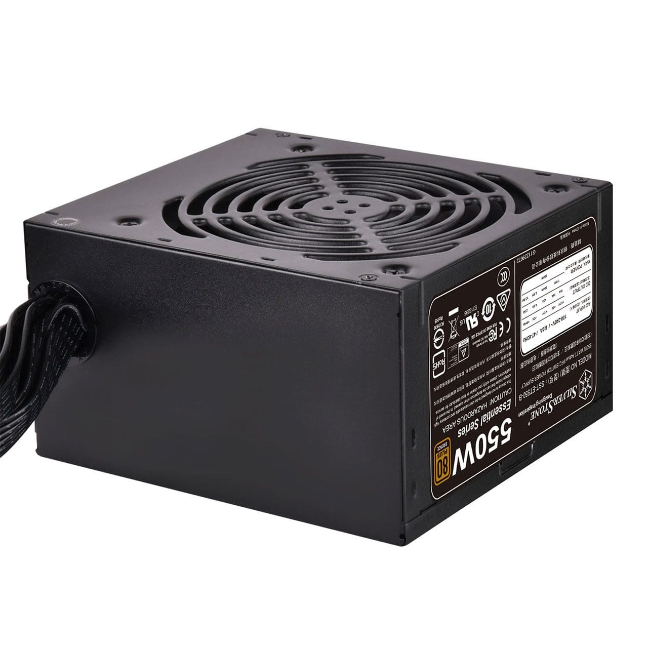 منبع تغذیه کامپیوتر سیلوراستون مدل Essential SST-ET550-B