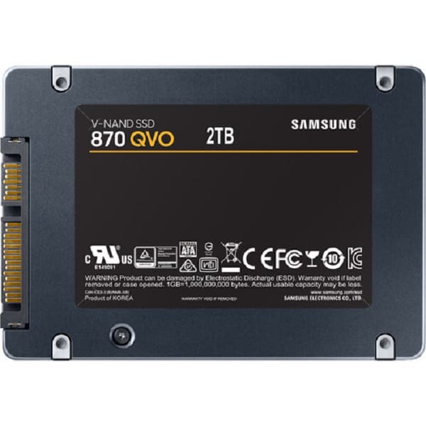 اس اس دی اینترنال سامسونگ مدل 870 QVO ظرفیت 2 ترابایت