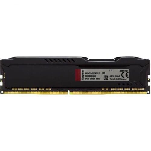 رم کامپیوتر DDR4 تک کاناله 2400 مگاهرتز cl16 مدل HyperX Fury Black ظرفیت 8 گیگابایت