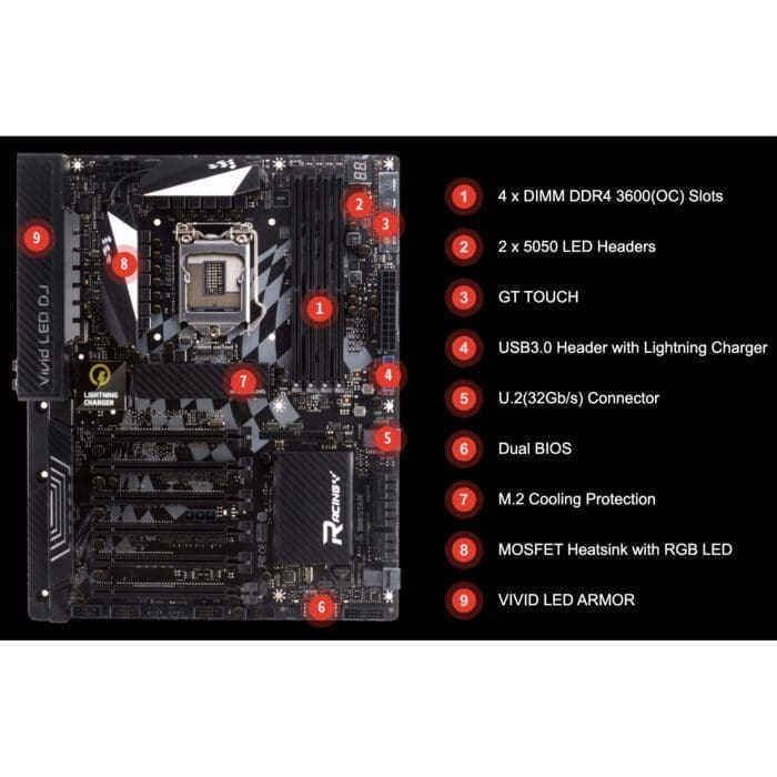 مادربرد بایوستار مدل Z270GT8 Ver. 5.x