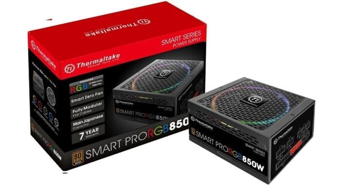 منبع تغذیه کامپیوتر ترمالتیک مدل Smart Pro RGB 850W Bronze