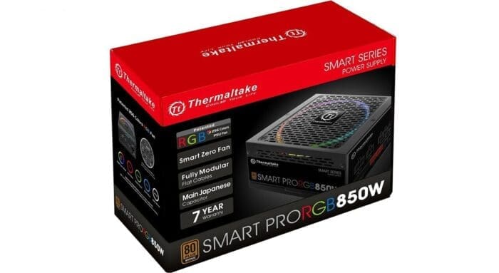 منبع تغذیه کامپیوتر ترمالتیک مدل Smart Pro RGB 850W Bronze