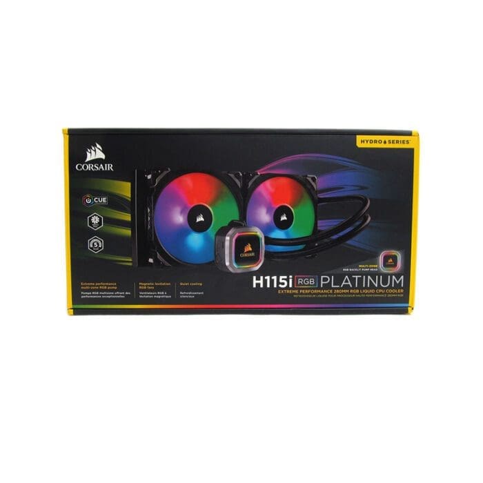 فن خنک کننده پردازنده کورسیر مدل H115i RGB PLATINUM