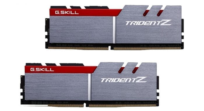 رم دسکتاپ DDR4 دو کاناله 3200 مگاهرتز CL16 جی اسکیل مدل Trident Z ظرفیت 32 گیگابایت