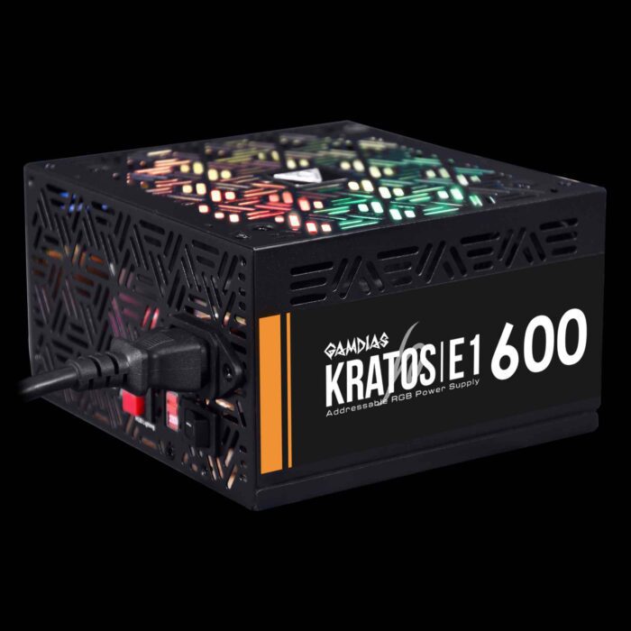 منبع تغذیه کامپیوتر گیم دیاس مدل KRATOS E1 600