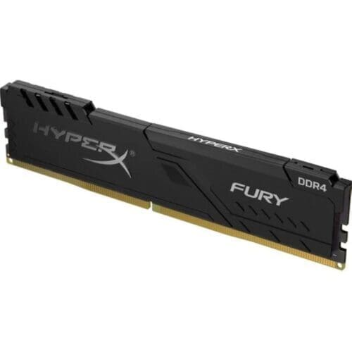 رم کامپیوتر DDR4 تک کاناله 2400 مگاهرتز cl16 مدل HyperX Fury Black ظرفیت 8 گیگابایت