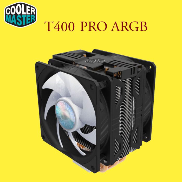 خنک کننده پردازنده کولر مستر مدل T400 PRO ARGB