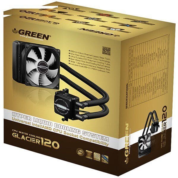 سیستم خنک کننده آبی گرین مدل Glacier GLC120A