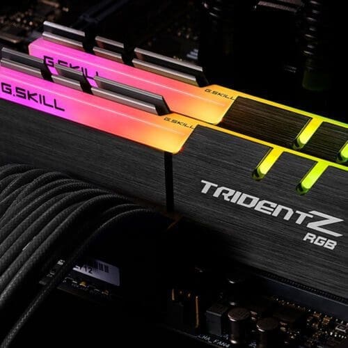 م دسکتاپ DDR4 دو کاناله 4400 مگاهرتز CL16 جی اسکیل مدل Trident Z RGB ظرفیت 16 گیگابایت