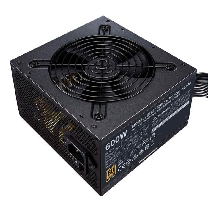 منبع تغذیه کامپیوتر کولر مستر مدل MWE 600 BRONZE - V2