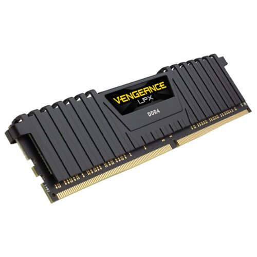رم دسکتاپ DDR4 تک کاناله 2400 مگاهرتز CL16 کورسیر مدل VENGANCE LPX ظرفیت 4 گیگابایت