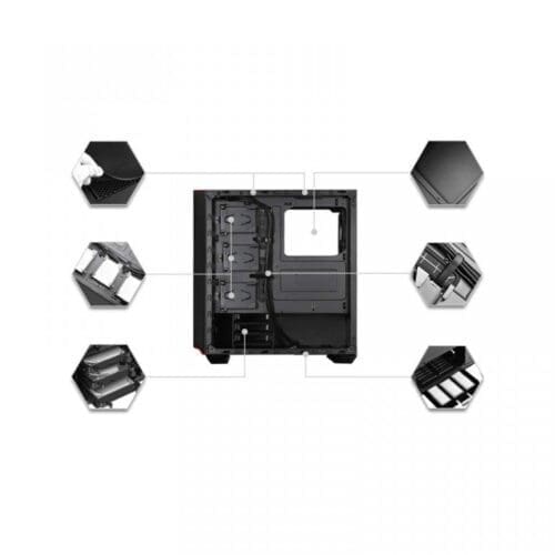 کیس کامپیوتر سیلوراستون مدل Primera Series SST-PM02B-G