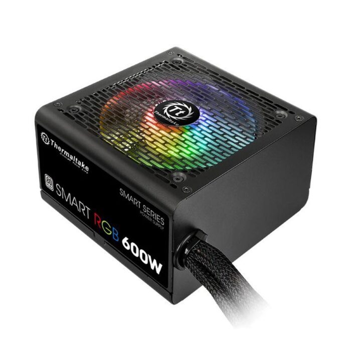 منبع تغذیه کامپیوتر ترمالتیک مدل SMART RGB 600W