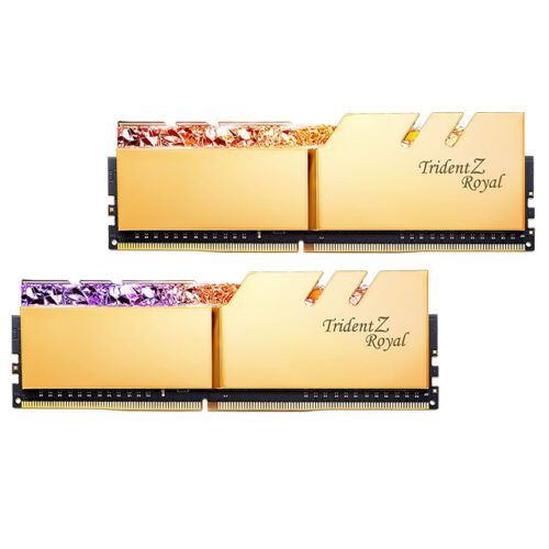 رم دسکتاپ DDR4 دو کاناله 4000 مگاهرتز CL16 جی اسکیل مدل TRIDENTZ ROYAL GOLD ظرفیت 32 گیگابایت