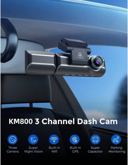 دوربین خودروی شیائومی Xiaomi Jiekemi Dash Cam KM800 ارسال فوری فروشگاه اینترنتی زیکتز