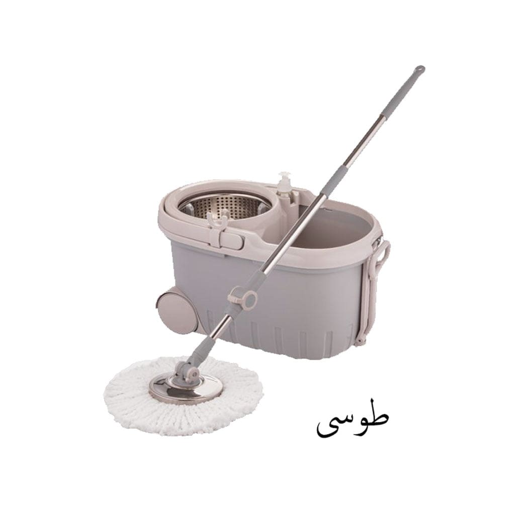 طی سطل و زمین شوی چرخشی لیمون بدون پدال فروشگاه اینترنتی زیکتز