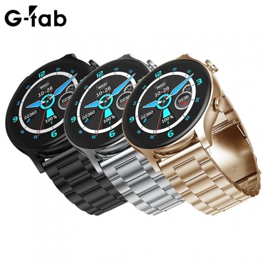 ساعت هوشمند جی تب مدل GT6 ا gold-silver GTab GT6 با گارانتی فروشگاه اینترنتی زیکتز