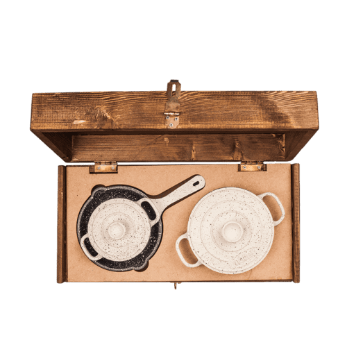 سرویس چدن 5 پارچه کودک نالینو با جعبه چوبی (اورجینال با گارانتی) فروشگاه اینترنتی زیکتز