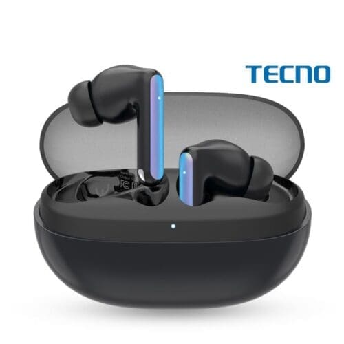 هدفون بلوتوثی ایرپاد Tecno TWS Earphone SC01 مشکی سفید با گارانتی