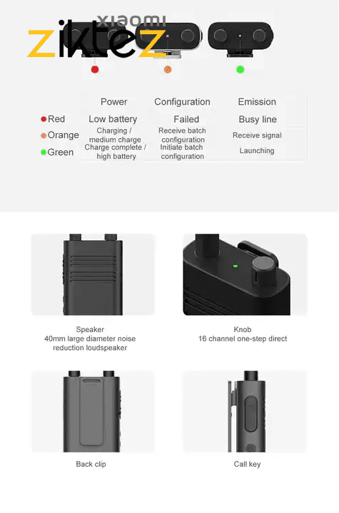 بیسیم واکی تاکی شیائومی Xiaomi Walkie Talkie Lite New
