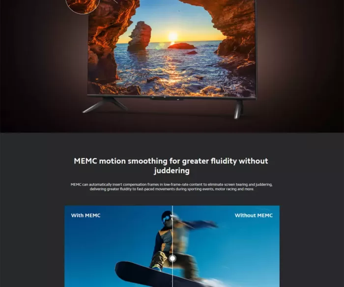 تلویزیون هوشمند شیائومی Mi TV P1 L43M6-6AEU نمایشگر 43 اینچ ا Mi TV P1 43 4K Android TV L43M6-6AEU با گارانتی و پشتیبانی 24 ساعت رایگان - Image 5