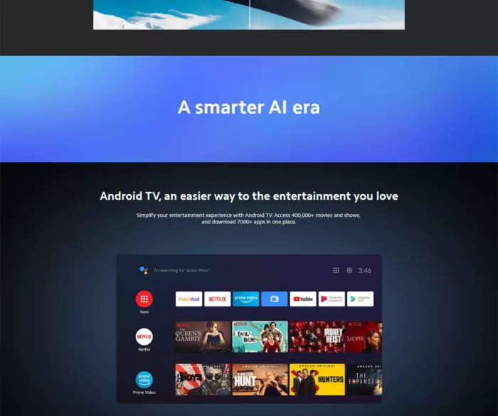 تلویزیون هوشمند شیائومی Mi TV P1 L43M6-6AEU نمایشگر 43 اینچ ا Mi TV P1 43 4K Android TV L43M6-6AEU با گارانتی و پشتیبانی 24 ساعت رایگان - Image 6