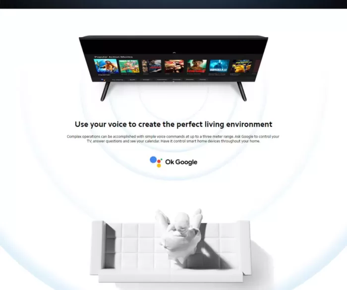 تلویزیون هوشمند شیائومی Mi TV P1 L43M6-6AEU نمایشگر 43 اینچ ا Mi TV P1 43 4K Android TV L43M6-6AEU با گارانتی و پشتیبانی 24 ساعت رایگان - Image 8