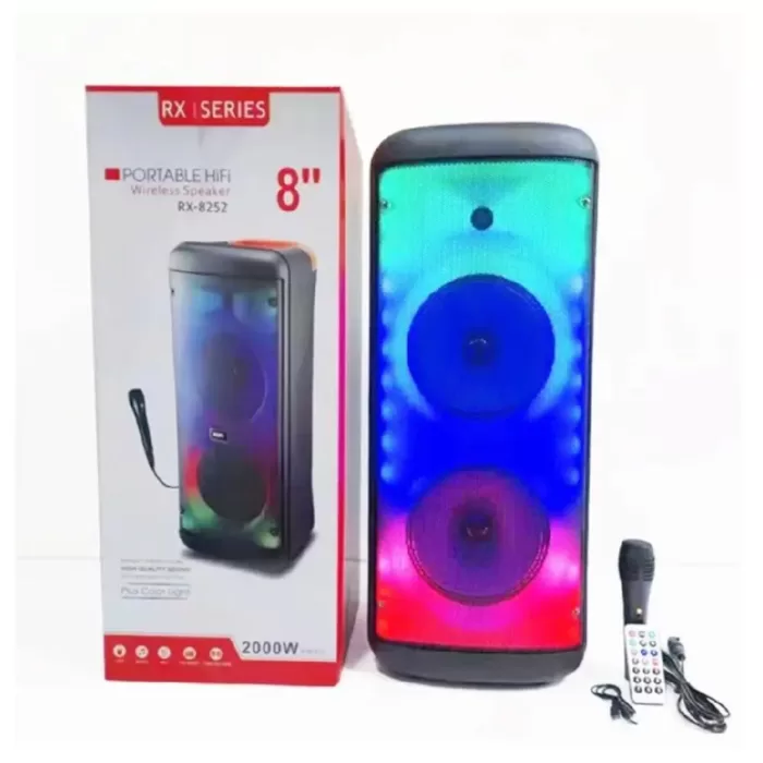 اسپیکر بی سیم قابل حمل مدل RX8252 همراه با میکروفون - Image 4