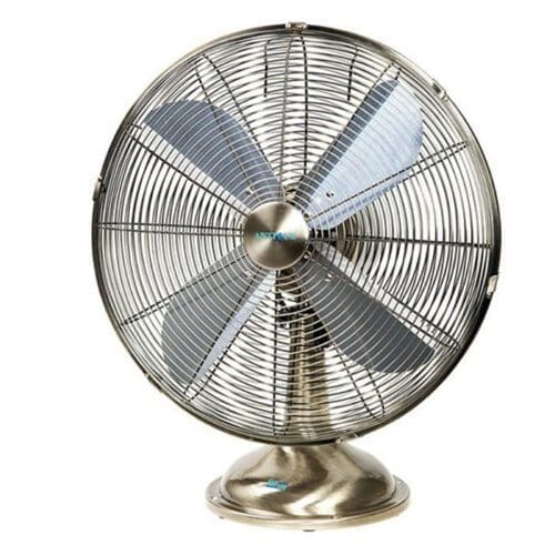 پنکه آنتیک رومیزی بدنه فلزی پارس خزر مدل آنتیک سایز 16 اینچ برنز