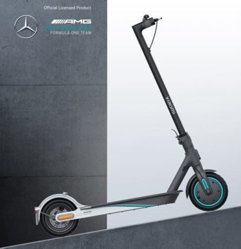 اسکوتر برقی شیائومی مرسدس بنز Mi Electric Scooter Pro 2 Mercedes-AMG Petronas F1 فروشگاه اینترنتی زیکتز