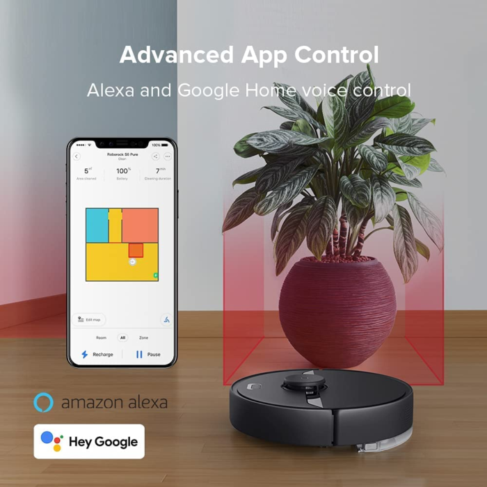 جارو برقی هوشمند شیائومی Roborock S6 Pure (پلمپ اورجینال) - Image 4