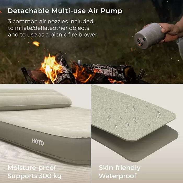 تشک و تخت بادی مدل hoto self inflating mattress (گلوبال اصلی پلمپ ارسال فوری) - Image 3