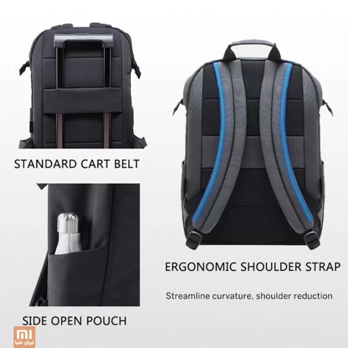 کوله پشتی شیائومی Xiaomi 90fen waterproof Commuting bag  ( اورجینال ـ ارسال فوری) - Image 10